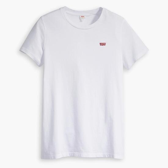 Levi's Chesthit - Blanco - Camiseta Manga Corta Mujer Sprinter