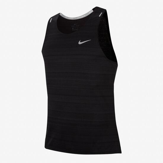 Mercurio Mascotas Sede Nike Miler - Negro - Camiseta Running Hombre | Sprinter