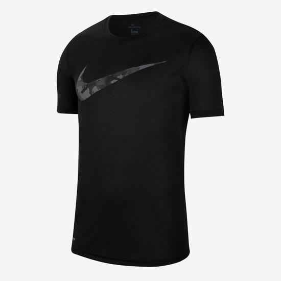 Nike Dri-FIT - Negro - Camiseta Running Hombre | Sprinter