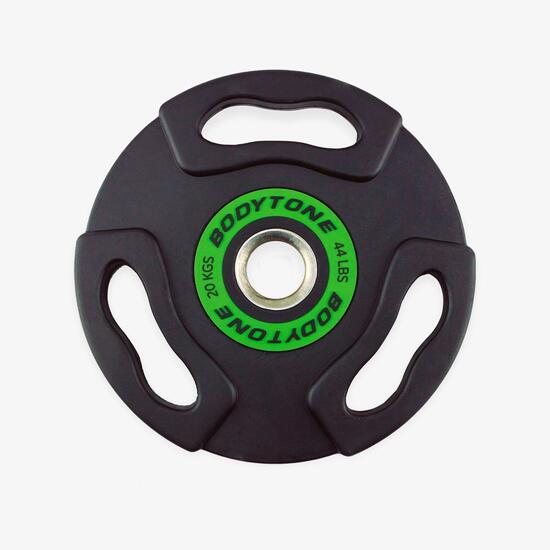 Disco Olímpico Goma 20 Kg 50 Mm Disco Olímpico Goma 20 Kg 50 Mm
