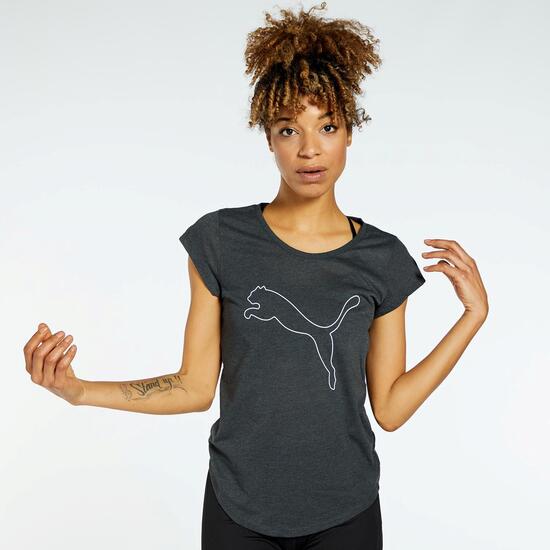 Puma Grafico - Negro - Camiseta Running Mujer Sprinter
