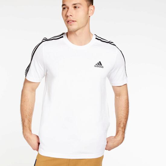 Brote palma Remisión adidas 3 Stripes - Blanco - Camiseta Hombre | Sprinter