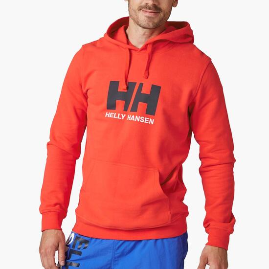 Helly Hansen HH Logo - Rojo - Sudadera Capucha Hombre | Sprinter