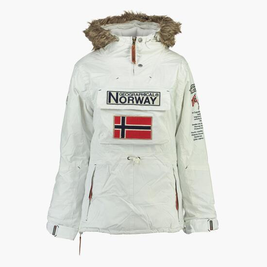 Un evento Faial Percibir Geographical Norway Boomera - Blanco - Anorak Mujer | Sprinter