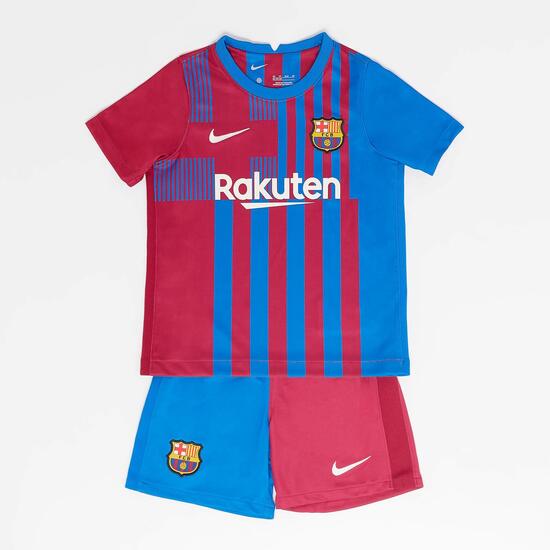 Equipación Barcelona Bebé - Azul - Equipación Fútbol Bebé | Sprinter