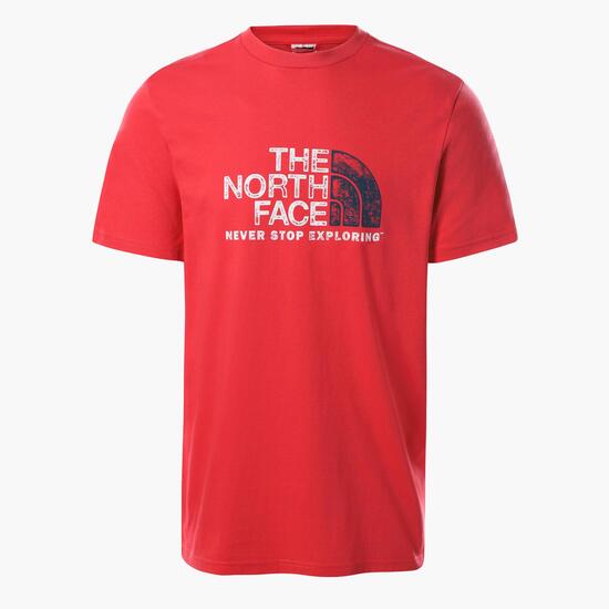 The North Face Rust 2 Rojo Camiseta Montana Hombre Sprinter