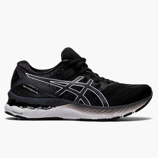 Asics Gel-Nimbus 23 - Negras - Zapatillas Running Mujer | Sprinter
