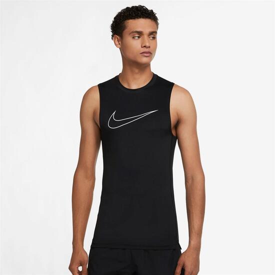 Nike Pro - Negro - Camiseta Compresión | Sprinter