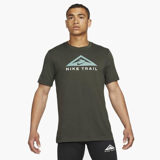 Nike Trail - Gris - Camiseta Running Hombre | Sprinter