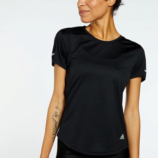 Camiseta Running Adidas Rosa Mujer