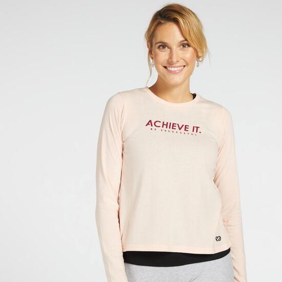 Silver Tech Rosa - Camiseta Manga Larga Mujer | Sprinter