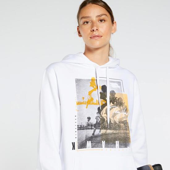 sweatshirt branca homem