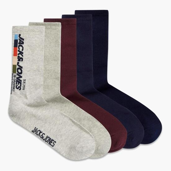 Calcetines Largos Jack \u0026 Jones - Gris - Calcetines Hombre | Sprinter