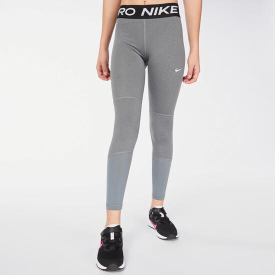 Nike - Grises - Mallas Fitness Chica | Sprinter