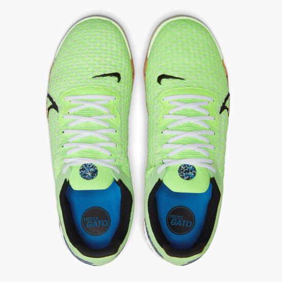 sapatilha de futsal nike react gato