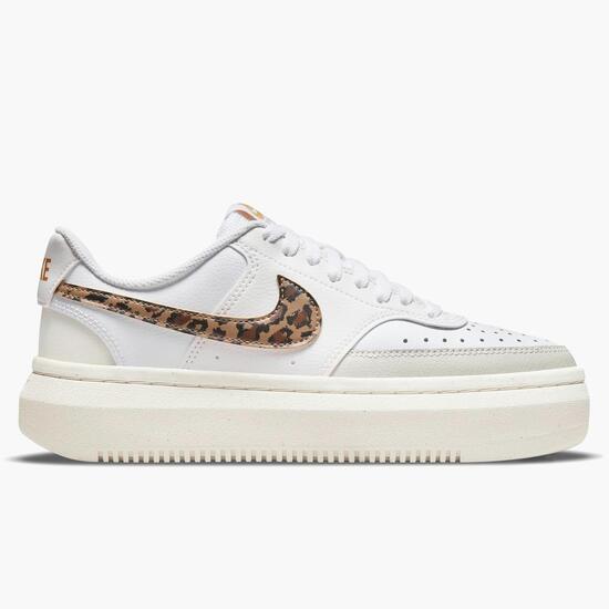 Nike Court Vision - Blanco - Zapatillas Plataforma Mujer | Sprinter