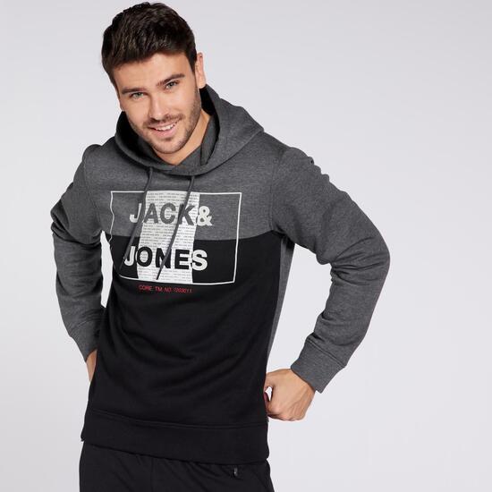 Jack\u0026Jones Core - Negro - Sudadera Capucha Hombre | Sprinter