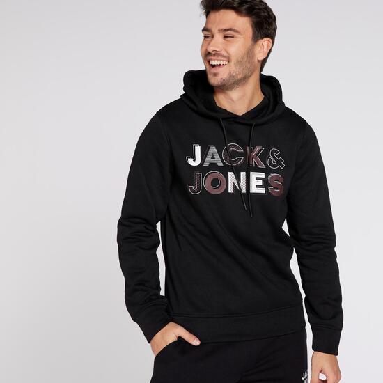 Jack\u0026Jones Core - Negra- Sudadera Capucha Hombre | Sprinter