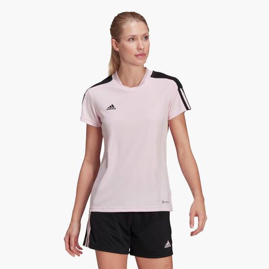 adidas Tiro - Rosa - Camiseta Fútbol Mujer | Sprinter