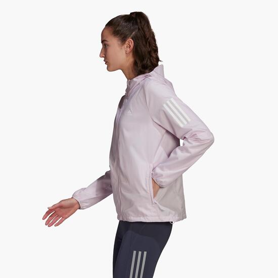 Cortavientos con capucha Own the Run - Turquesa adidas | adidas España