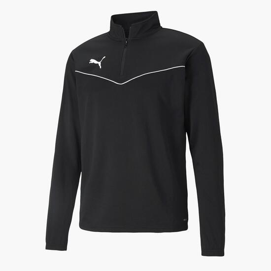 Puma Teamrise - Negro - Sudadera Fútbol Hombre | Sprinter