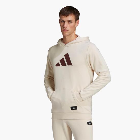 adidas 3 Bar - Crudo - Sudadera Capucha Hombre | Sprinter