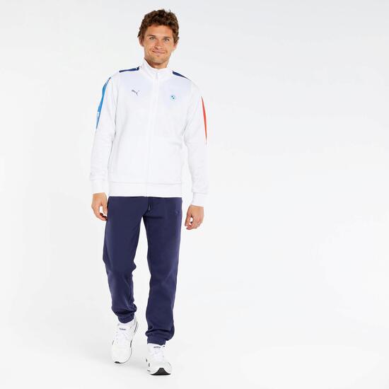 Puma BMW M Motorsport T7 - Blanco - Sudadera Cremallera Hombre | Sprinter