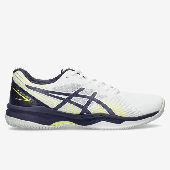 Asics Gel Game 8 Clay - Blancas - Zapatillas Pádel Hombre | Sprinter