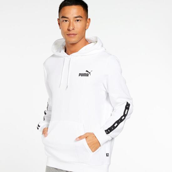 Puma Tape - Blanco - Sudadera Capucha Hombre | Sprinter