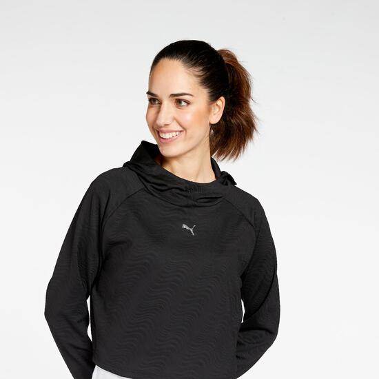 Puma Flawless - Negro - Sudadera Capucha Mujer | Sprinter