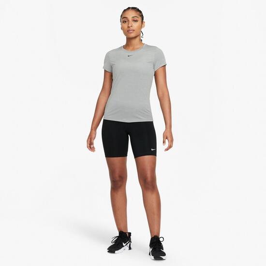 Nike One Slim - Gris Camiseta Fitness Mujer | Sprinter