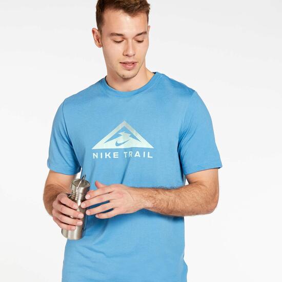 Nike Trail - Azul - Camiseta Running Hombre | Sprinter