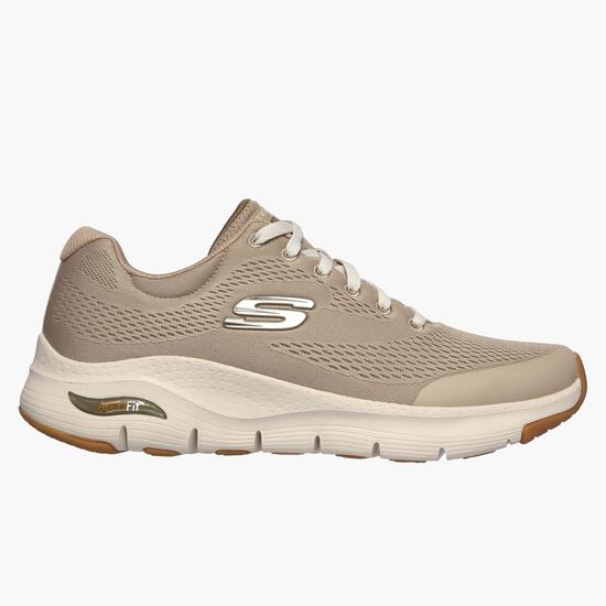 Skechers Arch Fit - Beige - Zapatillas Running Hombre | Sprinter