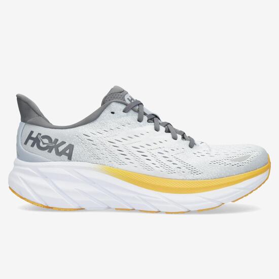 Hoka Clifton 8 - Blanco - Zapatillas Running Hombre | Sprinter