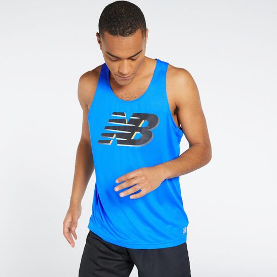 New Balance Accelerate - Azul - Camiseta Running Hombre | Sprinter