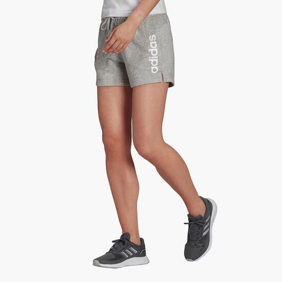 Pantalones Essentials Linear grises y granates para mujer | adidas España