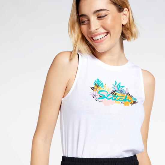 excitación barrera sin cable Camiseta Lilo & Stitch - Blanco - Camiseta Mujer Disney | Sprinter