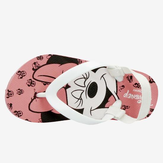 Sandalias Disney de Minnie Mouse en Rosa - CanariasKidShoes