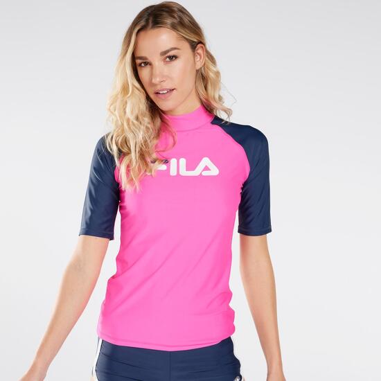 lengua corriente Franco Fila Surf - Fucsia - Camiseta Surf Mujer | Sprinter