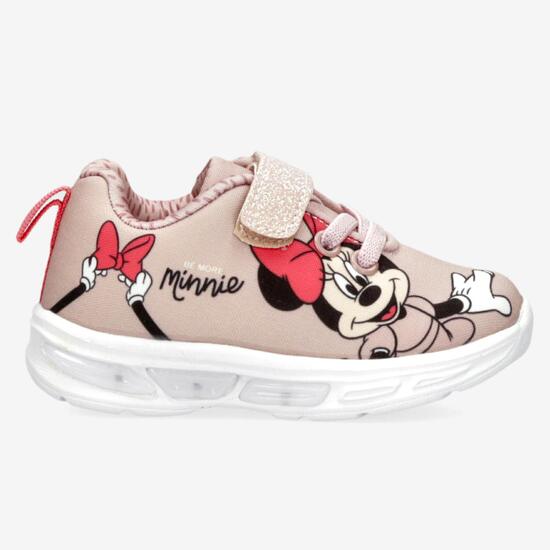 Zapatillas Luces Minnie - Claro - Zapatillas Niña Disney |