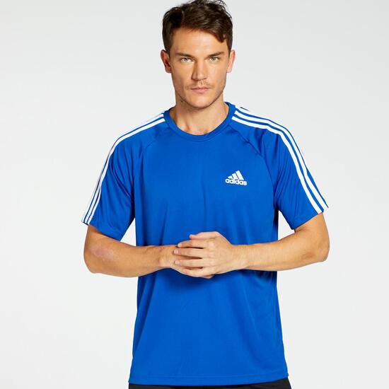 oficial identificación Perspectiva adidas 3 Stripes - Azul - Camiseta Running Hombre | Sprinter