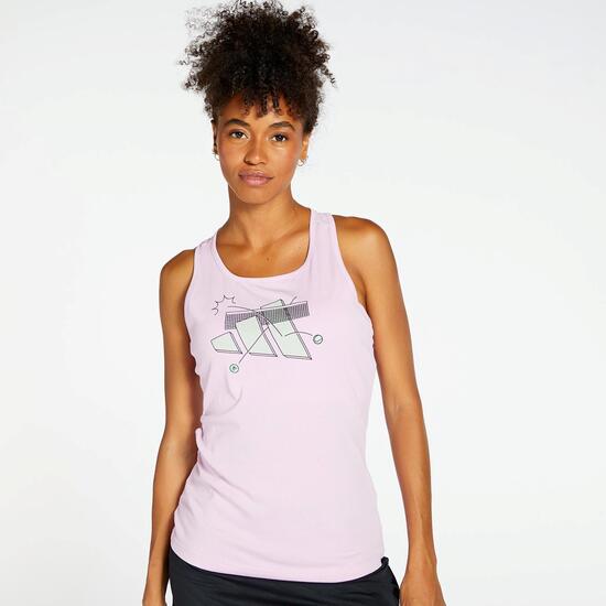 Poner la mesa Convencional baños Camiseta Tenis adidas - Malva - Camiseta Tirantes Mujer | Sprinter