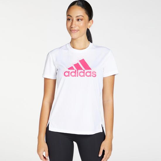 Equivalente monitor Gracias Camiseta Running adidas - Blanca - Camiseta Mujer | Sprinter