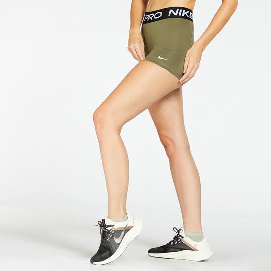 muelle fecha límite Asser Nike Pro 365 - Kaki - Mallas Fitness Cortas Mujer | Sprinter