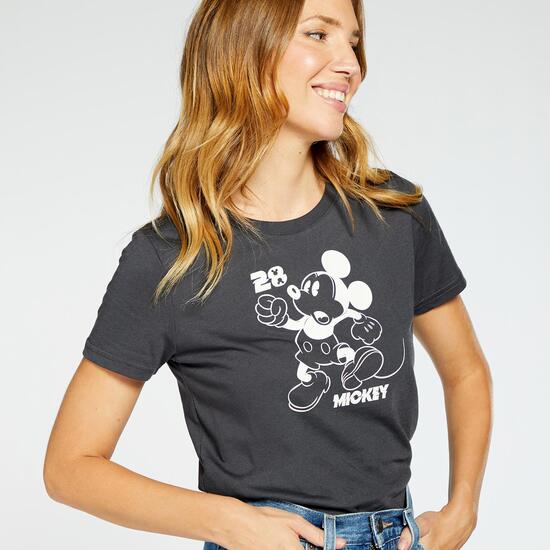 el centro comercial Todo tipo de Casa Camiseta Mickey - Gris - Camiseta Mujer | Sprinter