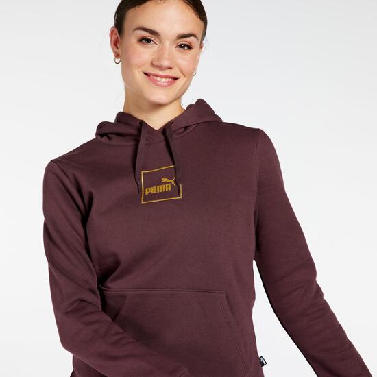 Puma Holiday - Granate - Sudadera Capucha Mujer | Sprinter