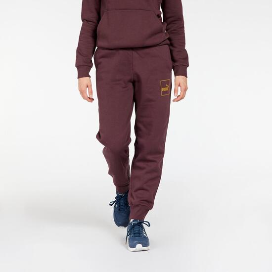 Pantalon SikSilk Joggers Granate Mujer