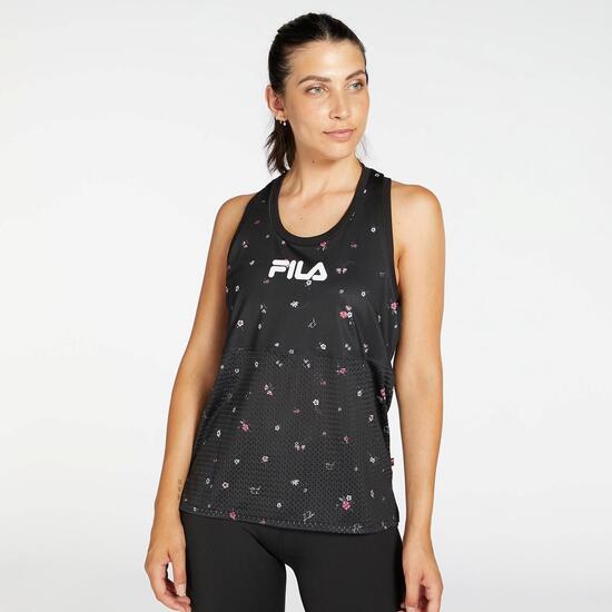 Fila Cassia - Negro - Camiseta Fitness Mujer Sprinter