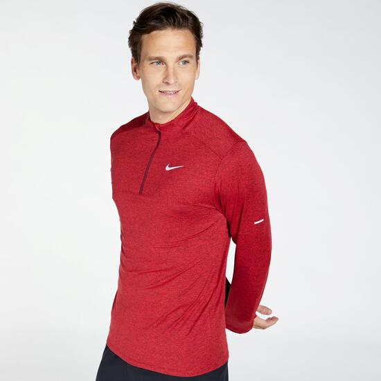 flotador Pericia terminado Nike Dri-FIT Miler - Rojo - Sudadera Running Hombre | Sprinter