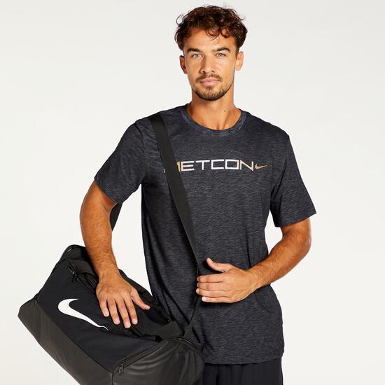 Expresión pulgar cafetería Nike Dri-FIT Metcon - Negro - Camiseta Running Hombre | Sprinter